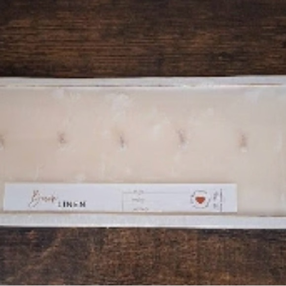 Cedar Mountain Candle Beach Linen 7 Wick White Dough Bowl Soy Candle - Picture 13 of 15